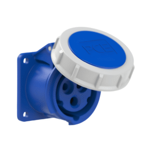 Prise Industrielle Encastrée Droite 2P+T 16 A 6h IP67