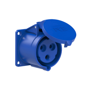 Prise Industrielle Encastrée Droite 2P+T 32 A 6h IP44/54