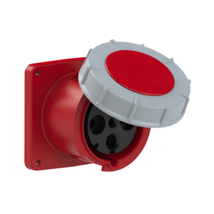 Prise Industrielle Encastrée Droite 3P+T 125 A IP67