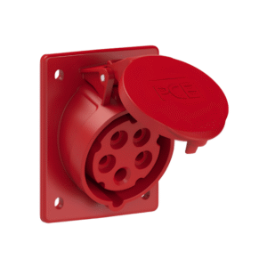 Prise Industrielle Encastrée Inclinée 3P+N+T 6h IP44/54