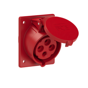 Prise Industrielle Encastrée Inclinée 3P+T 32 A 6h IP44/54