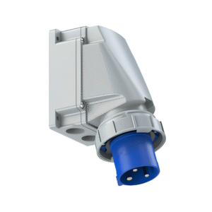 Socle Mâle Industriel en Saillie 2P+T 63 A 6h IP67