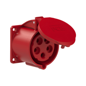 Prise Industrielle Encastrée Droite 3P+N+T 32 A 400 V IP44/54