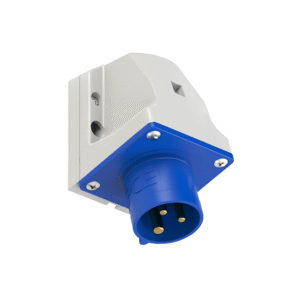 Socle Mâle Industriel en Saillie 2P+T 16 A 6h IP44/54