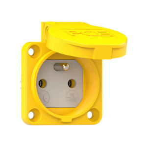 Socle Prise Jaune 2P+T 16 A IP54
