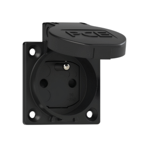 Socle Prise Noir 2P+T 16 A IP54 – Série Event