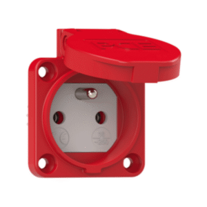 Socle Prise Rouge 2P+T 16 A IP54