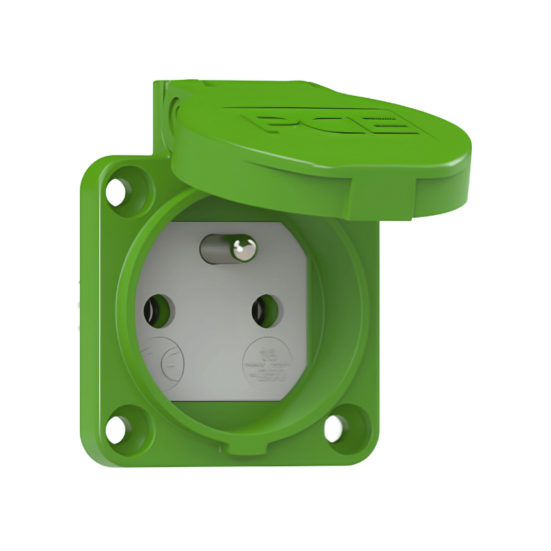 Socle Prise Vert 2P+T 16 A IP54