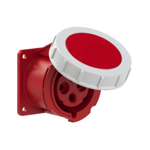 Prise Industrielle Encastrée Droite 3P+T 32 A 380/400 V 6h IP66/67