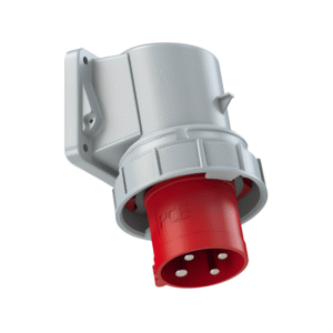 Socle Mâle Industriel en Saillie 3P+T 63 A 6h IP67
