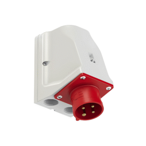Socle Mâle Industriel en Saillie 3P+T 16 A 6h IP44/54