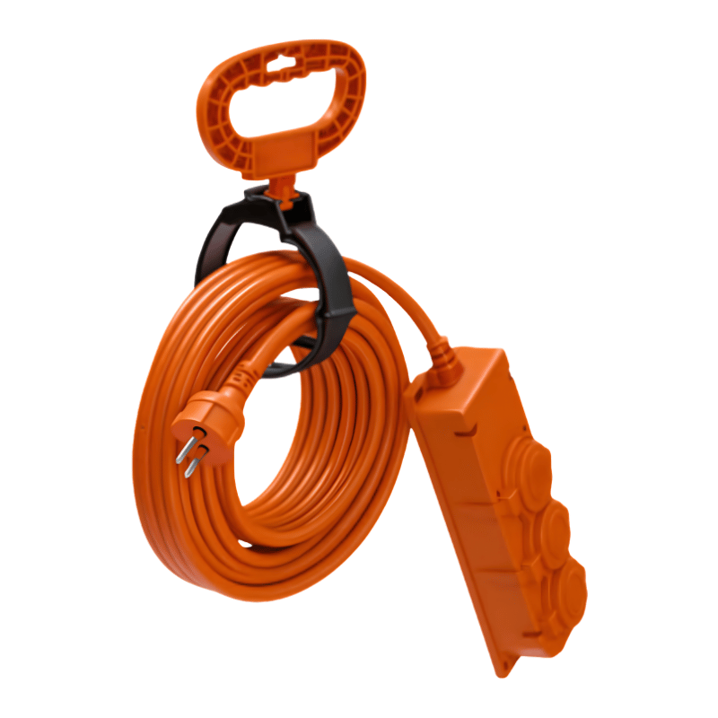 Bloc Multiprise 2P+T 16 A 3 × 2 mm² 20 m – Série Linkflex