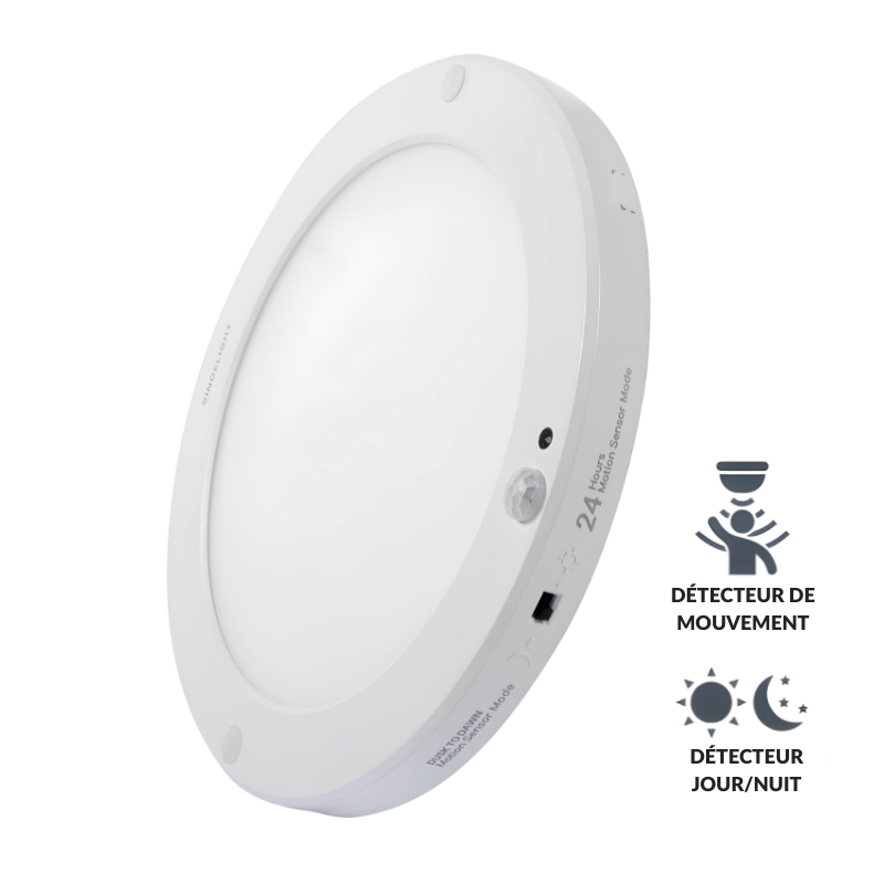 Panneau LED Encastré Rond Blanc Neutre