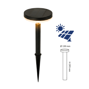 Borne Lumineuse LED de Jardin 1 W Blanc Chaud IP66 – Série Sunway